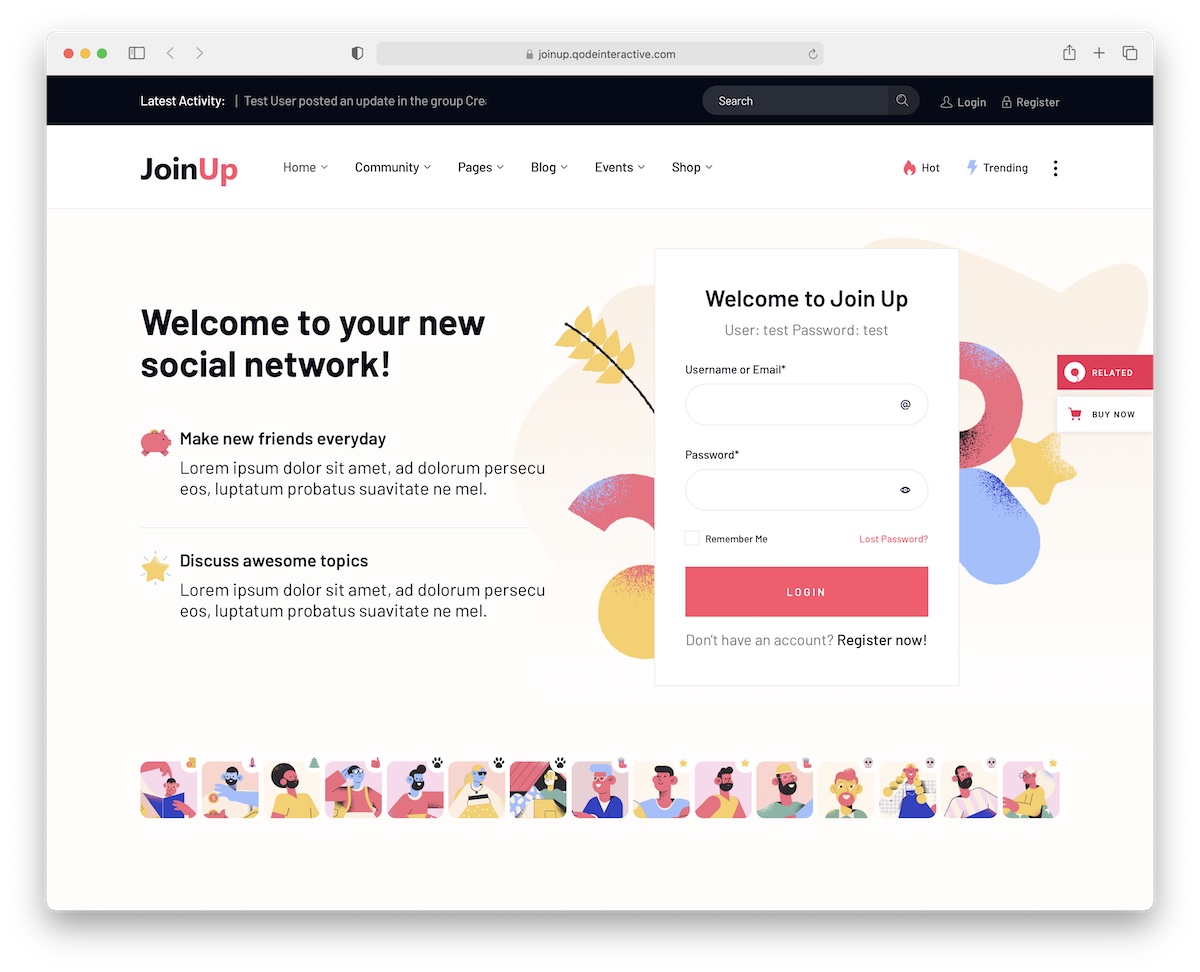 join up forum template